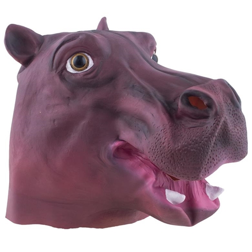 Latex masker nijlpaard